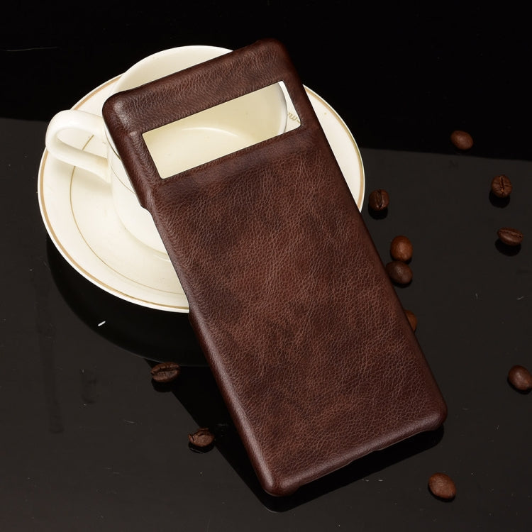 For Google Pixel 6 Pro Shockproof Litchi Texture PC + PU Case