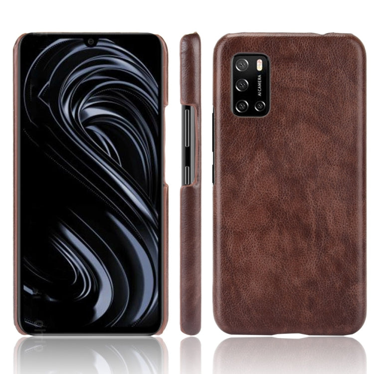 For Rakuten BIG S Shockproof Litchi Texture PC + PU + Flannel Case
