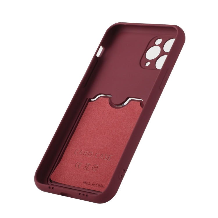 For iPhone 11 Pro Sliding Camera Cover Design TPU Protective Case with Card Slot