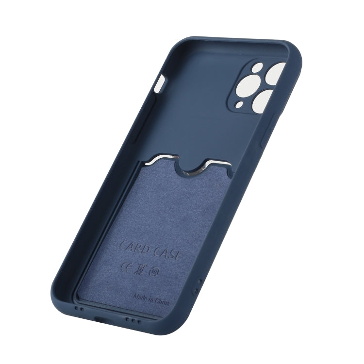 For iPhone 11 Pro Sliding Camera Cover Design TPU Protective Case with Card Slot