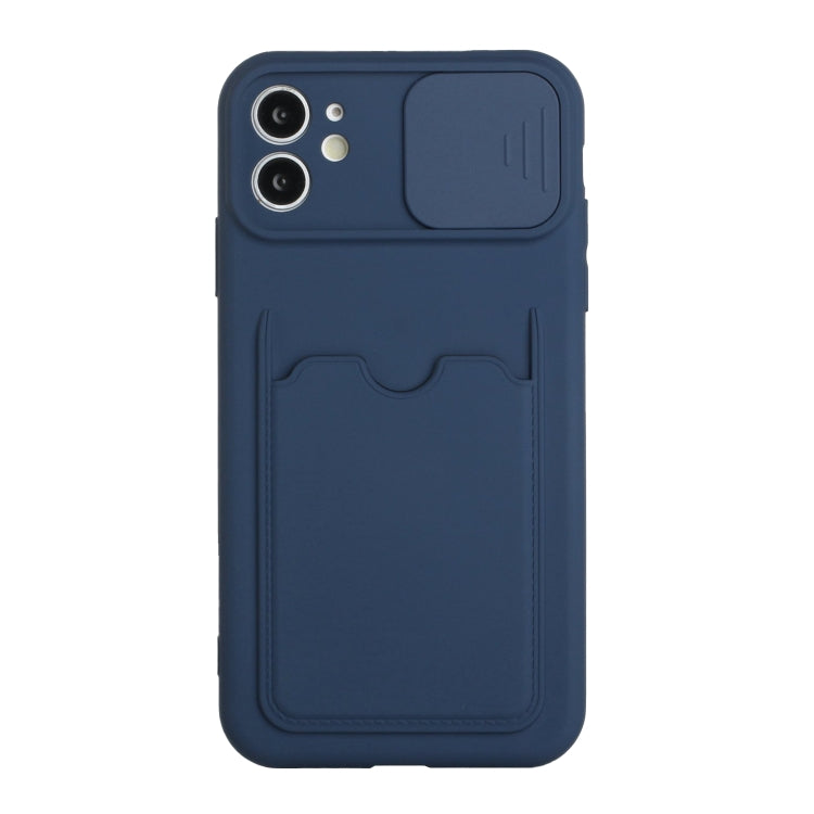 For iPhone 12 mini Sliding Camera Cover Design TPU Protective Case with Card Slot