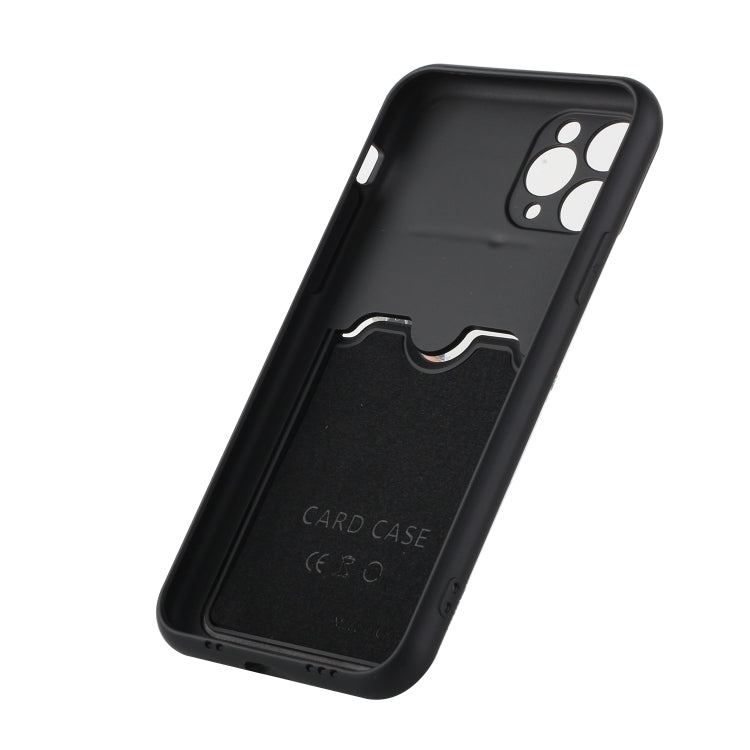 For iPhone 11 Pro Max Sliding Camera Cover Design TPU Protective Case with Card Slot