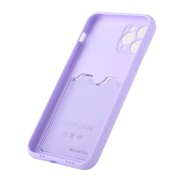 For iPhone 11 Pro Max Sliding Camera Cover Design TPU Protective Case with Card Slot