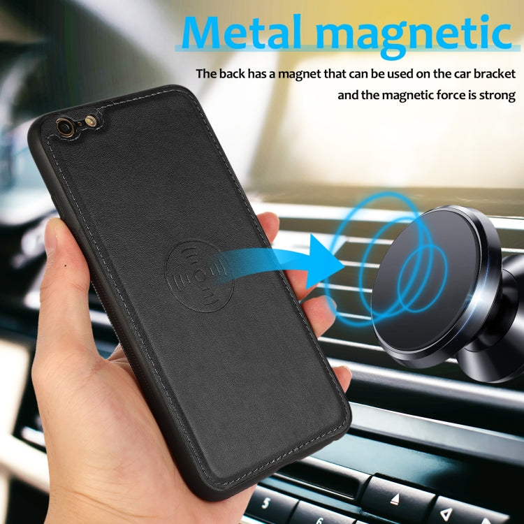 Calf Texture 2 in 1 Detachable Magnetic Back Cover Horizontal Flip Leather Case with Holder & Card Slots & Wallet & Photo Frame For iPhone 6s Plus / 6 Plus