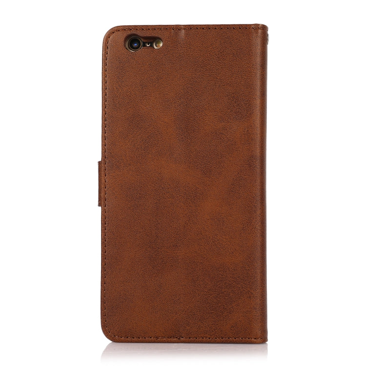 Calf Texture 2 in 1 Detachable Magnetic Back Cover Horizontal Flip Leather Case with Holder & Card Slots & Wallet & Photo Frame For iPhone 6s Plus / 6 Plus