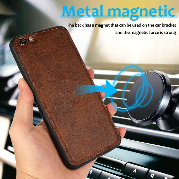 Calf Texture 2 in 1 Detachable Magnetic Back Cover Horizontal Flip Leather Case with Holder & Card Slots & Wallet & Photo Frame For iPhone 6s Plus / 6 Plus