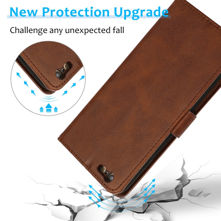 Calf Texture 2 in 1 Detachable Magnetic Back Cover Horizontal Flip Leather Case with Holder & Card Slots & Wallet & Photo Frame For iPhone 6s Plus / 6 Plus