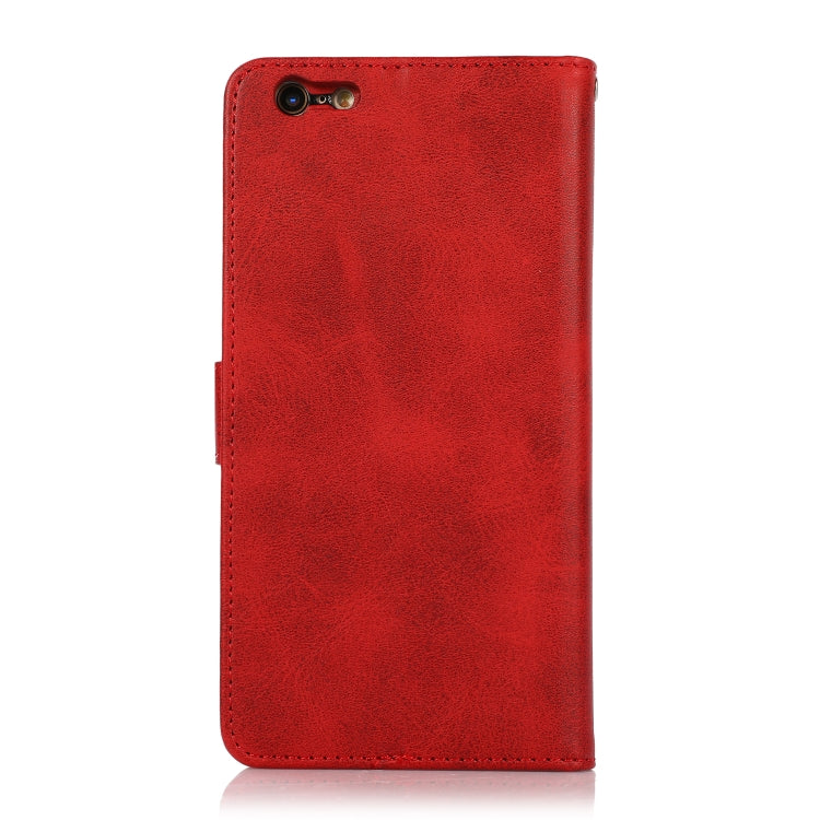 Calf Texture 2 in 1 Detachable Magnetic Back Cover Horizontal Flip Leather Case with Holder & Card Slots & Wallet & Photo Frame For iPhone 6s Plus / 6 Plus