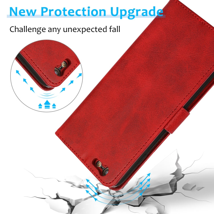 Calf Texture 2 in 1 Detachable Magnetic Back Cover Horizontal Flip Leather Case with Holder & Card Slots & Wallet & Photo Frame For iPhone 6s Plus / 6 Plus