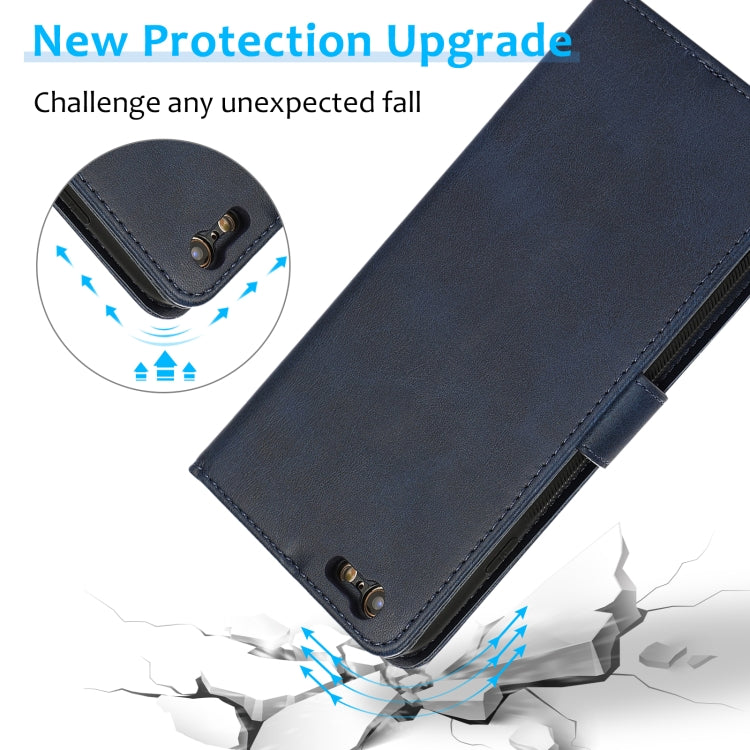 Calf Texture 2 in 1 Detachable Magnetic Back Cover Horizontal Flip Leather Case with Holder & Card Slots & Wallet & Photo Frame For iPhone 6s Plus / 6 Plus