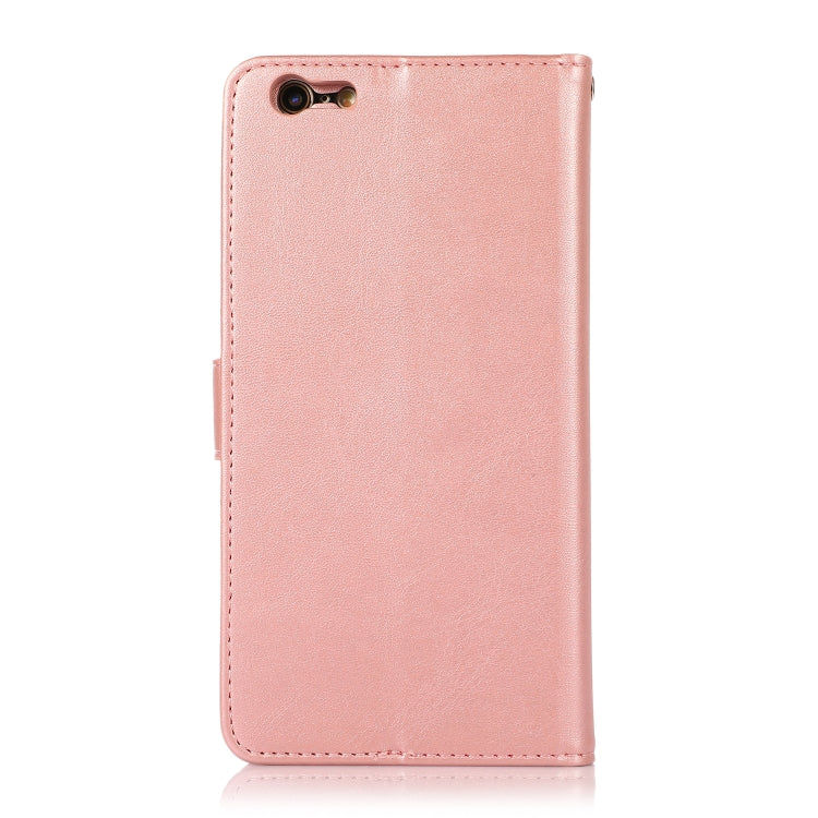 Calf Texture 2 in 1 Detachable Magnetic Back Cover Horizontal Flip Leather Case with Holder & Card Slots & Wallet & Photo Frame For iPhone 6s Plus / 6 Plus