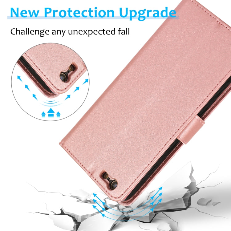 Calf Texture 2 in 1 Detachable Magnetic Back Cover Horizontal Flip Leather Case with Holder & Card Slots & Wallet & Photo Frame For iPhone 6s Plus / 6 Plus