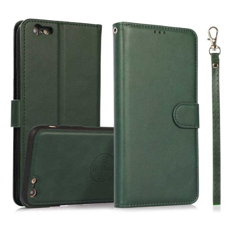 Calf Texture 2 in 1 Detachable Magnetic Back Cover Horizontal Flip Leather Case with Holder & Card Slots & Wallet & Photo Frame For iPhone 6s Plus / 6 Plus