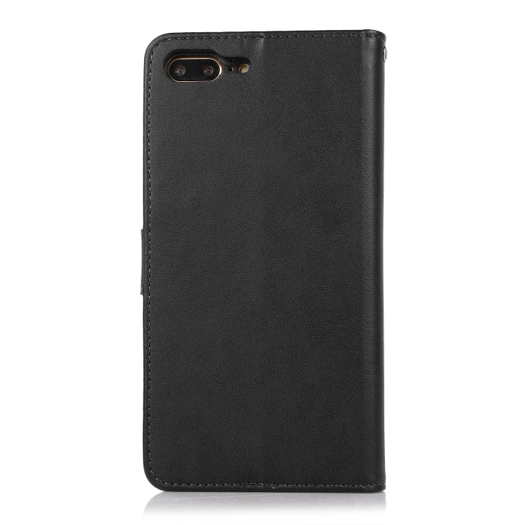 Calf Texture 2 in 1 Detachable Magnetic Back Cover Horizontal Flip Leather Case with Holder & Card Slots & Wallet & Photo Frame For iPhone 8 Plus / 7 Plus