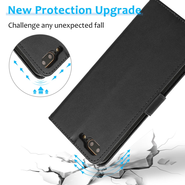 Calf Texture 2 in 1 Detachable Magnetic Back Cover Horizontal Flip Leather Case with Holder & Card Slots & Wallet & Photo Frame For iPhone 8 Plus / 7 Plus