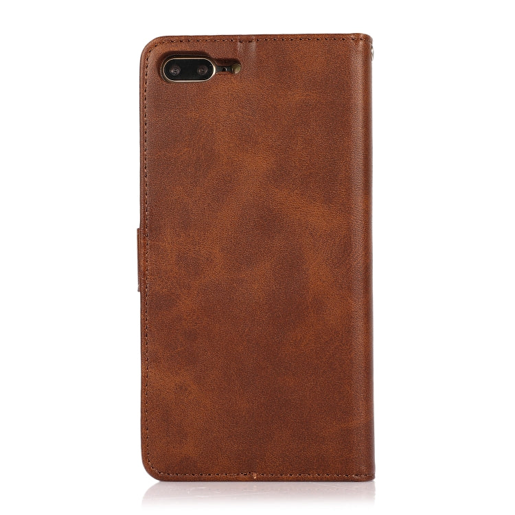 Calf Texture 2 in 1 Detachable Magnetic Back Cover Horizontal Flip Leather Case with Holder & Card Slots & Wallet & Photo Frame For iPhone 8 Plus / 7 Plus