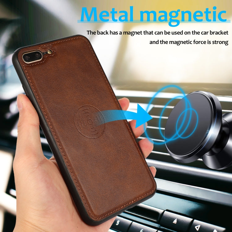 Calf Texture 2 in 1 Detachable Magnetic Back Cover Horizontal Flip Leather Case with Holder & Card Slots & Wallet & Photo Frame For iPhone 8 Plus / 7 Plus