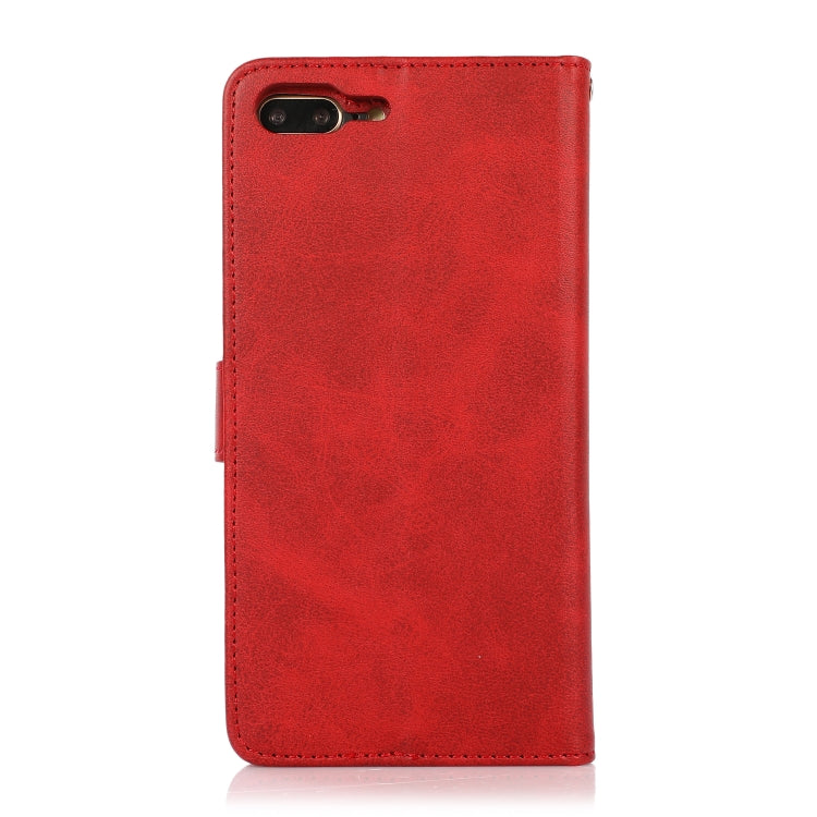 Calf Texture 2 in 1 Detachable Magnetic Back Cover Horizontal Flip Leather Case with Holder & Card Slots & Wallet & Photo Frame For iPhone 8 Plus / 7 Plus