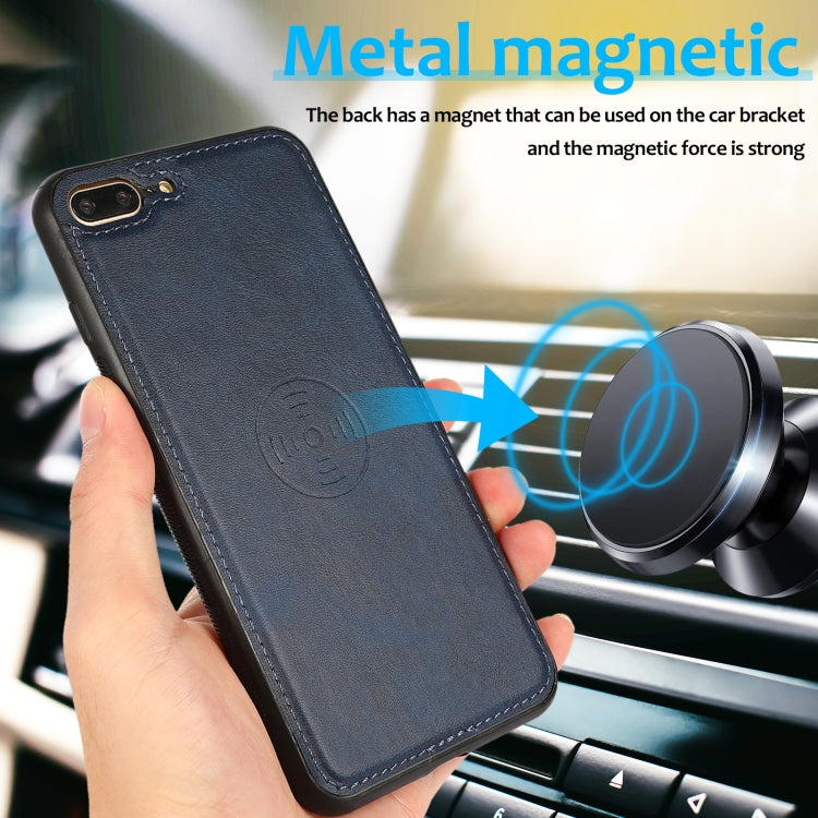 Calf Texture 2 in 1 Detachable Magnetic Back Cover Horizontal Flip Leather Case with Holder & Card Slots & Wallet & Photo Frame For iPhone 8 Plus / 7 Plus