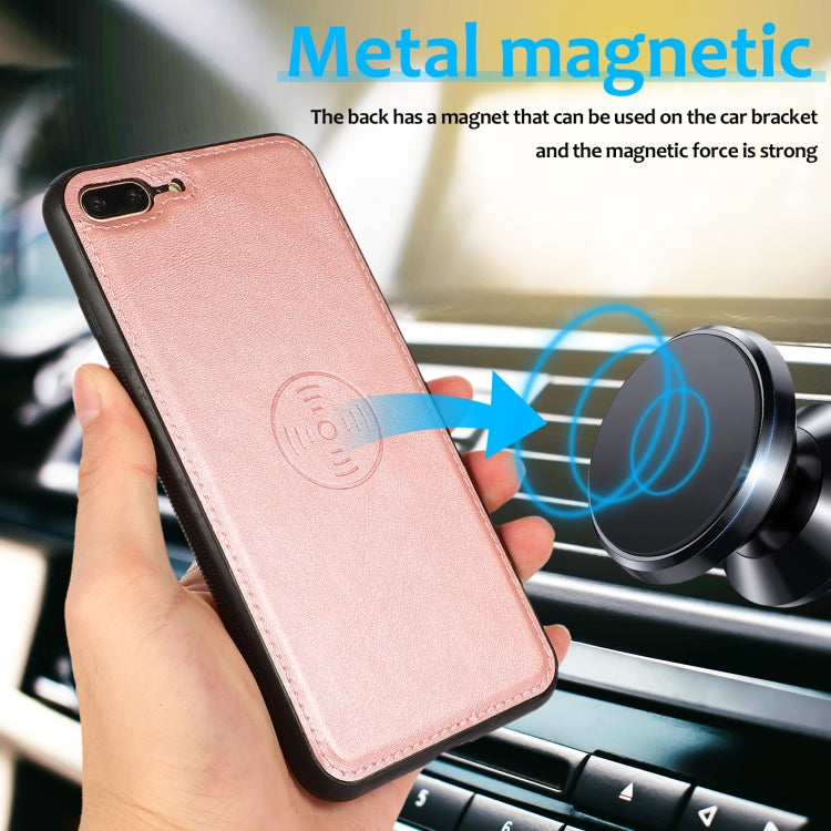 Calf Texture 2 in 1 Detachable Magnetic Back Cover Horizontal Flip Leather Case with Holder & Card Slots & Wallet & Photo Frame For iPhone 8 Plus / 7 Plus
