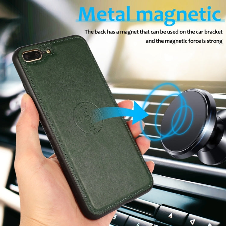 Calf Texture 2 in 1 Detachable Magnetic Back Cover Horizontal Flip Leather Case with Holder & Card Slots & Wallet & Photo Frame For iPhone 8 Plus / 7 Plus