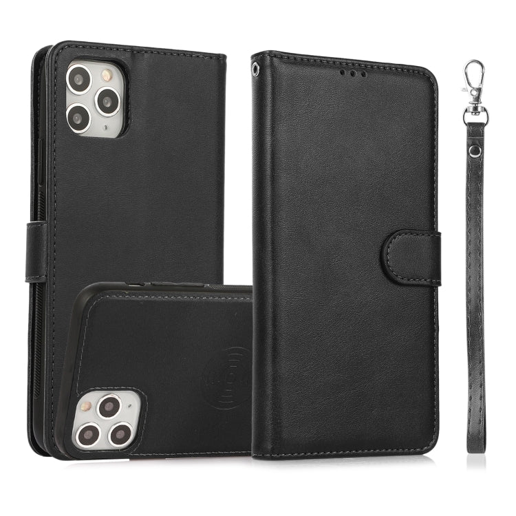 For iPhone 11 Pro Calf Texture 2 in 1 Detachable Magnetic Back Cover Horizontal Flip Leather Case with Holder & Card Slots & Wallet & Photo Frame