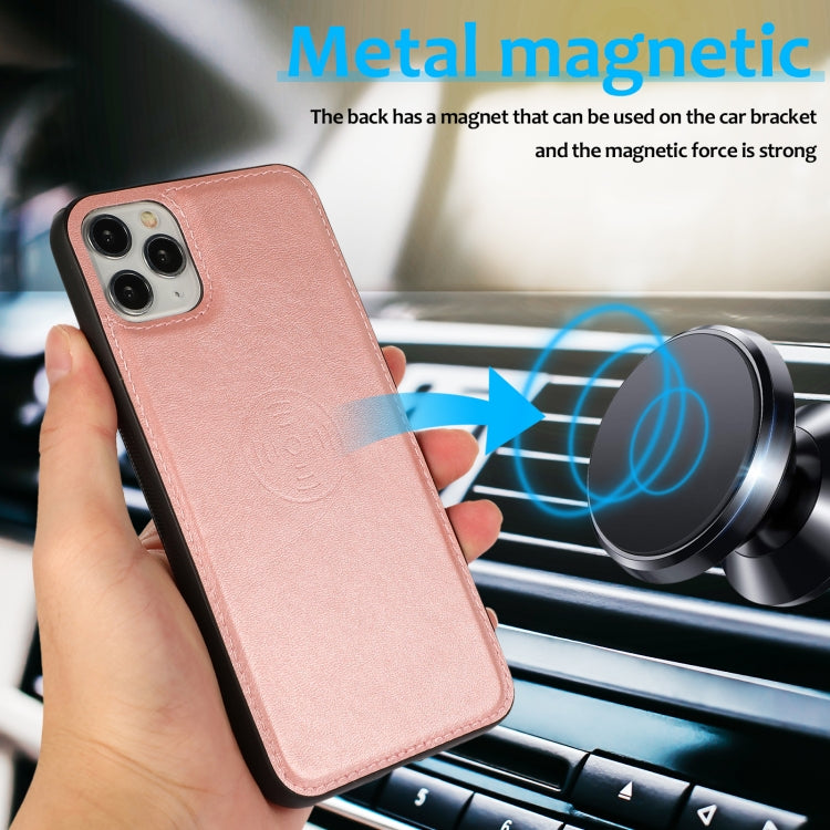 For iPhone 11 Pro Calf Texture 2 in 1 Detachable Magnetic Back Cover Horizontal Flip Leather Case with Holder & Card Slots & Wallet & Photo Frame