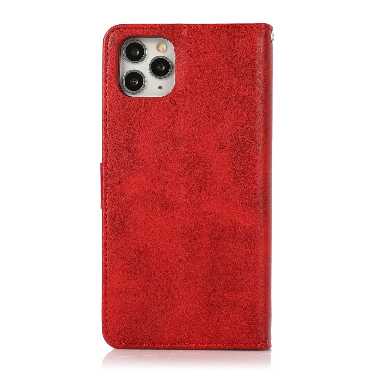 For iPhone 11 Pro Max Calf Texture 2 in 1 Detachable Magnetic Back Cover Horizontal Flip Leather Case with Holder & Card Slots & Wallet & Photo Frame