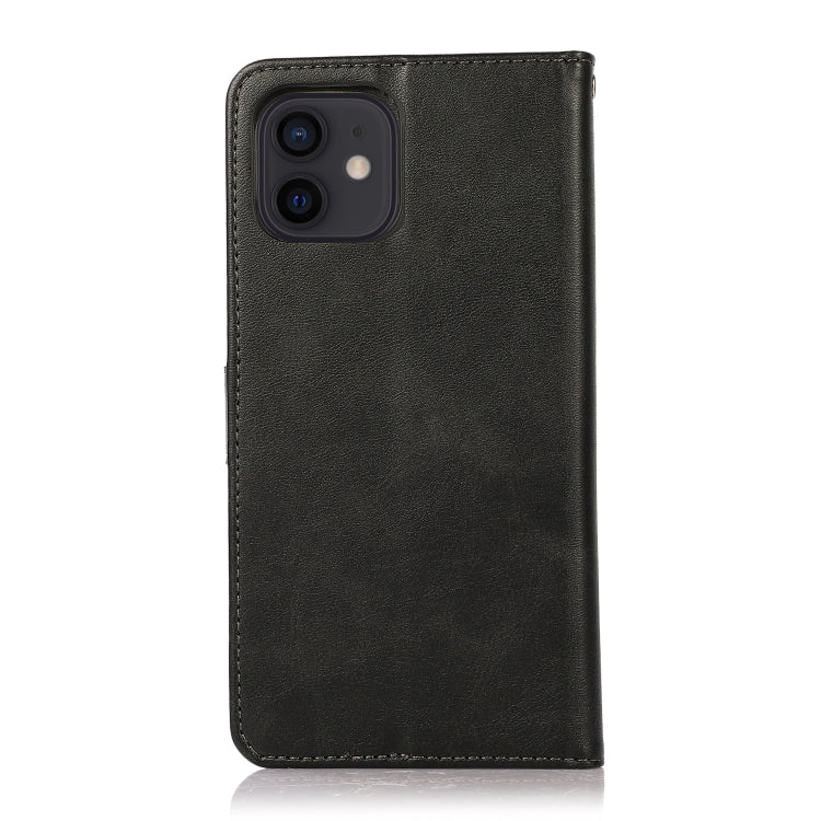 For iPhone 12 mini Calf Texture 2 in 1 Detachable Magnetic Back Cover Horizontal Flip Leather Case with Holder & Card Slots & Wallet & Photo Frame