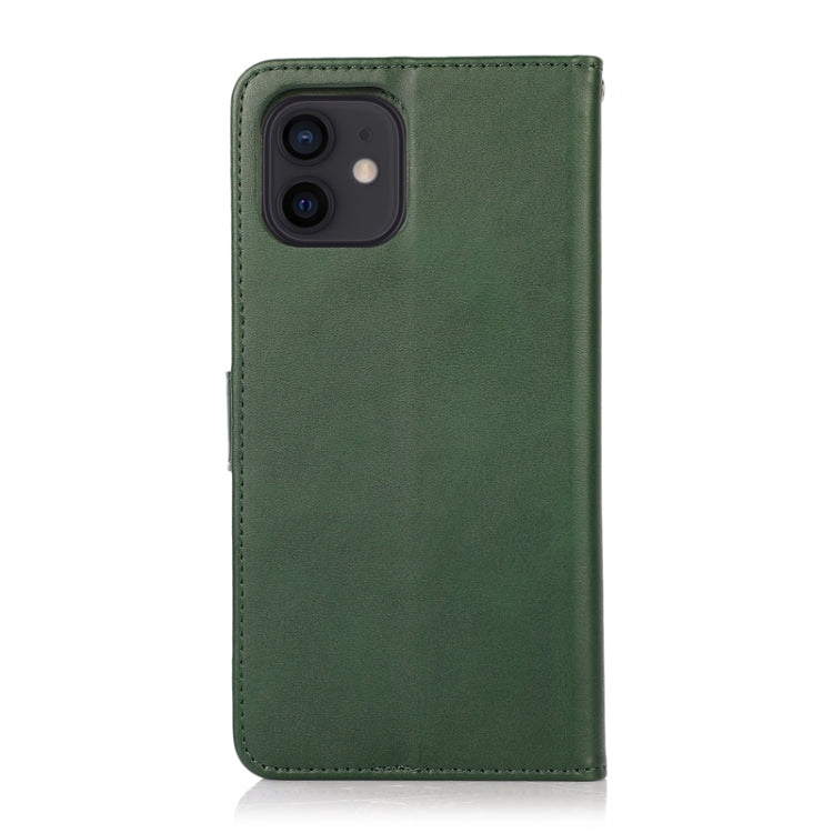 For iPhone 12 mini Calf Texture 2 in 1 Detachable Magnetic Back Cover Horizontal Flip Leather Case with Holder & Card Slots & Wallet & Photo Frame