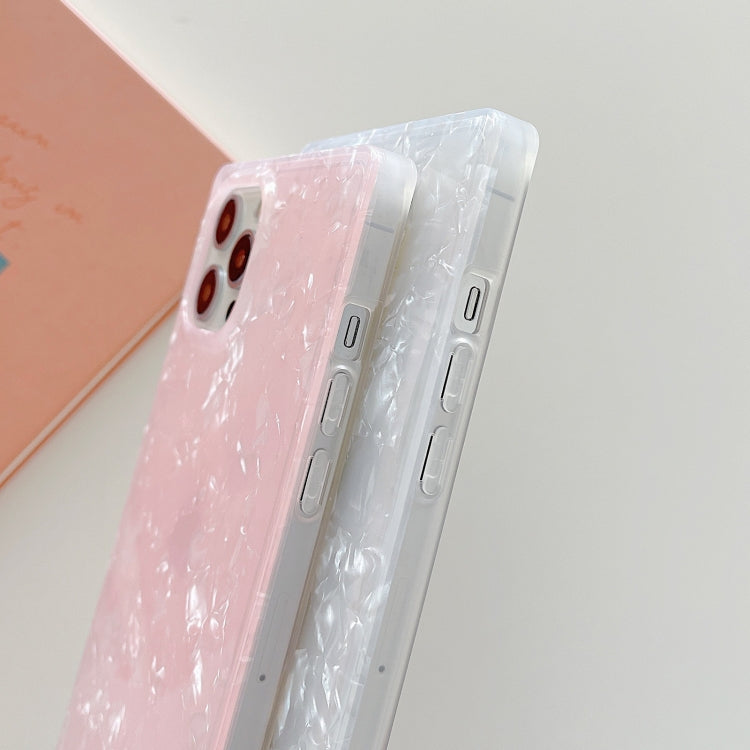 For iPhone 12 Pro Max Shell Pattern Straight-Edge Soft TPU Protective Case