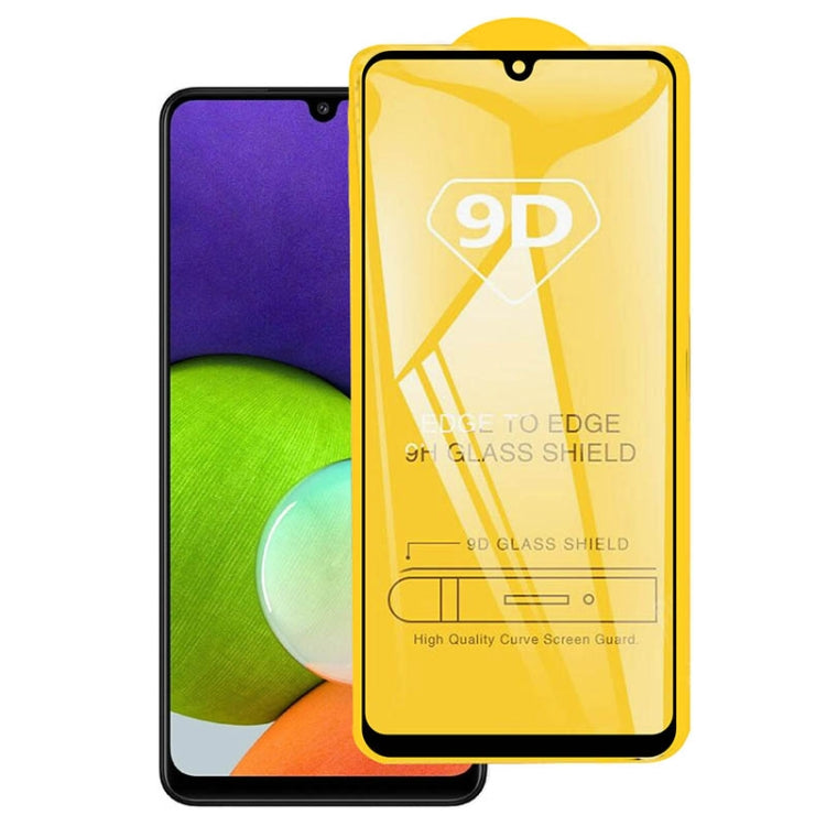 For Samsung Galaxy A22 4G 9D Full Glue Full Screen Tempered Glass Film