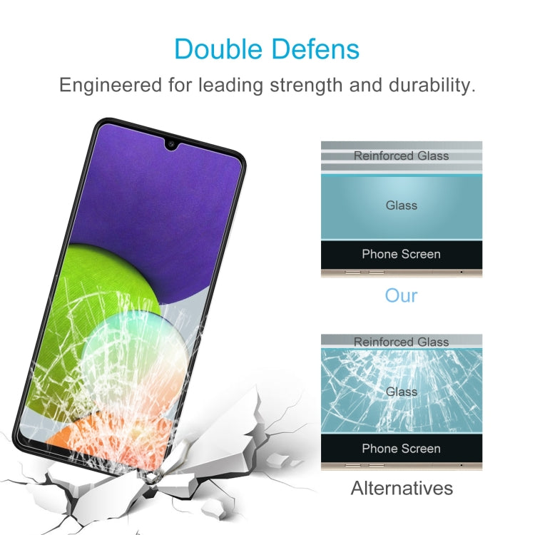 For Samsung Galaxy A22 4G 0.26mm 9H 2.5D Tempered Glass Film