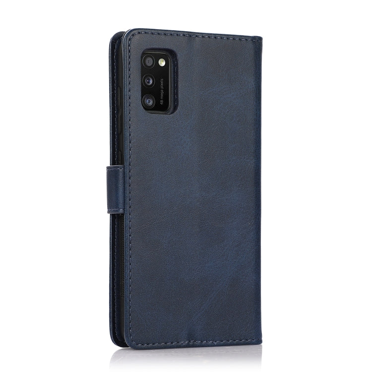 For Samsung Galaxy A41 Calf Texture 2 in 1 Detachable Magnetic Back Cover Horizontal Flip Leather Case with Holder & Card Slots & Wallet & Photo Frame