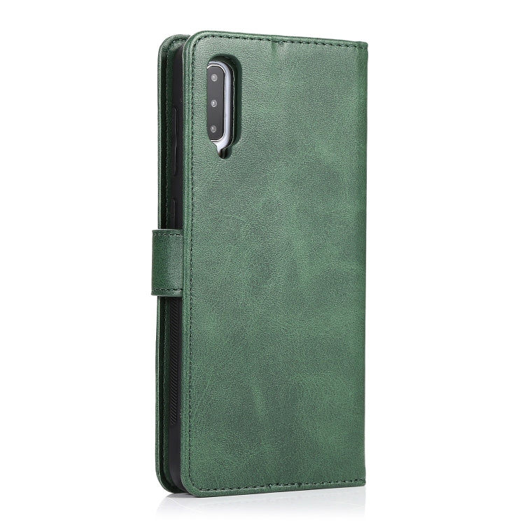 For Samsung Galaxy A50 Calf Texture 2 in 1 Detachable Magnetic Back Cover Horizontal Flip Leather Case with Holder & Card Slots & Wallet & Photo Frame