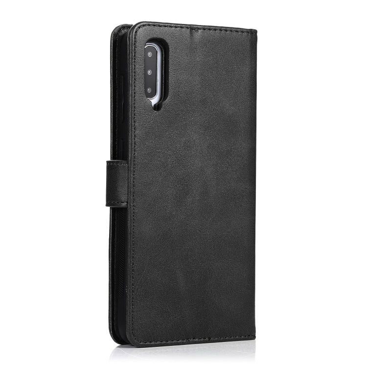 For Samsung Galaxy A50 Calf Texture 2 in 1 Detachable Magnetic Back Cover Horizontal Flip Leather Case with Holder & Card Slots & Wallet & Photo Frame