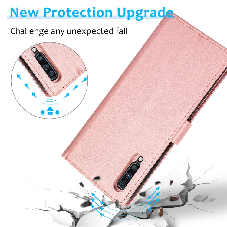 For Samsung Galaxy A50s Calf Texture 2 in 1 Detachable Magnetic Back Cover Horizontal Flip Leather Case with Holder & Card Slots & Wallet & Photo Frame