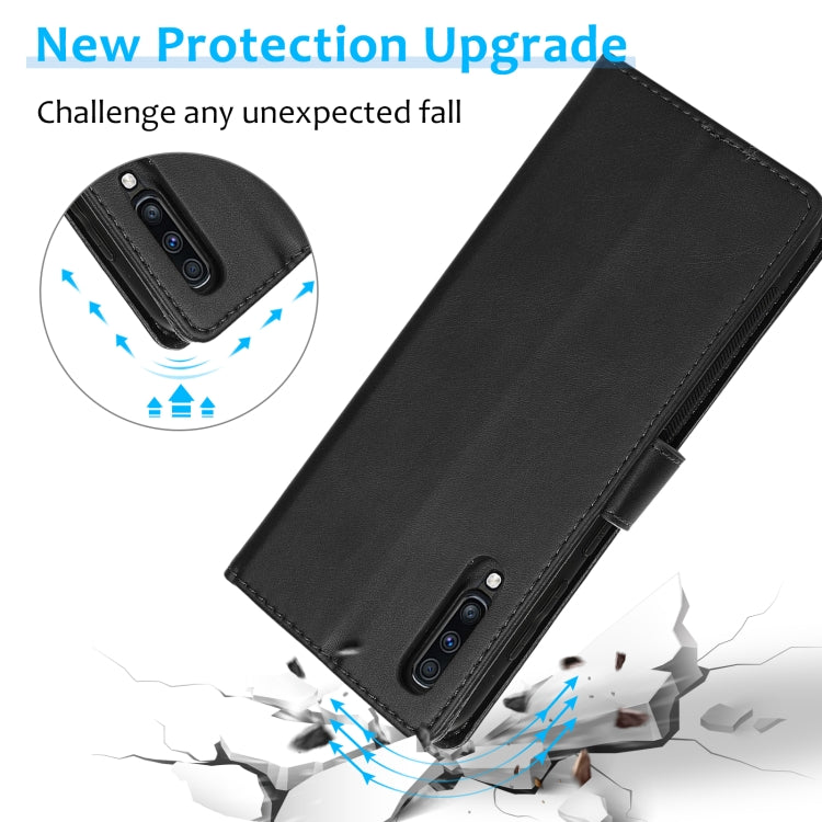 For Samsung Galaxy A50s Calf Texture 2 in 1 Detachable Magnetic Back Cover Horizontal Flip Leather Case with Holder & Card Slots & Wallet & Photo Frame