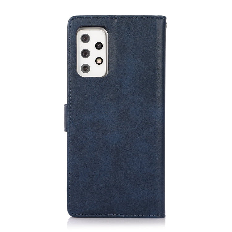 For Samsung Galaxy A72 5G / 4G Calf Texture 2 in 1 Detachable Magnetic Back Cover Horizontal Flip Leather Case with Holder & Card Slots & Wallet & Photo Frame
