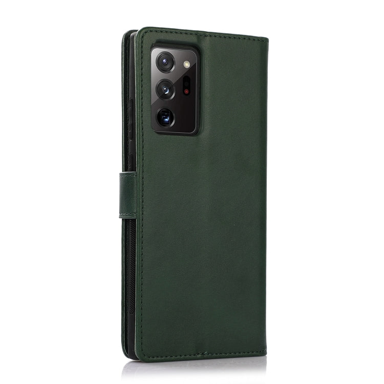 For Samsung Galaxy Note20 Ultra Calf Texture 2 in 1 Detachable Magnetic Back Cover Horizontal Flip Leather Case with Holder & Card Slots & Wallet & Photo Frame