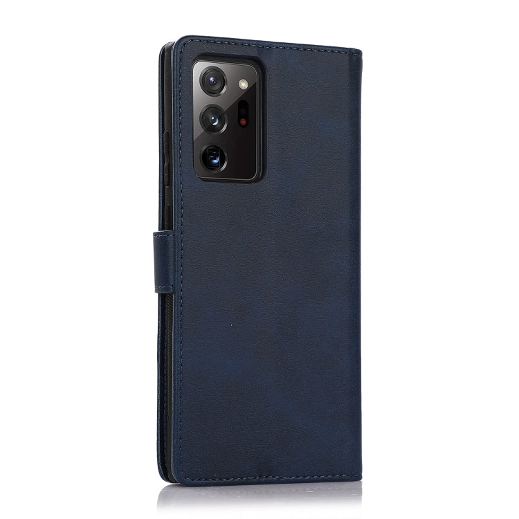For Samsung Galaxy Note20 Ultra Calf Texture 2 in 1 Detachable Magnetic Back Cover Horizontal Flip Leather Case with Holder & Card Slots & Wallet & Photo Frame