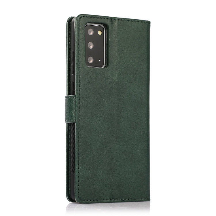 For Samsung Galaxy Note20 Calf Texture 2 in 1 Detachable Magnetic Back Cover Horizontal Flip Leather Case with Holder & Card Slots & Wallet & Photo Frame