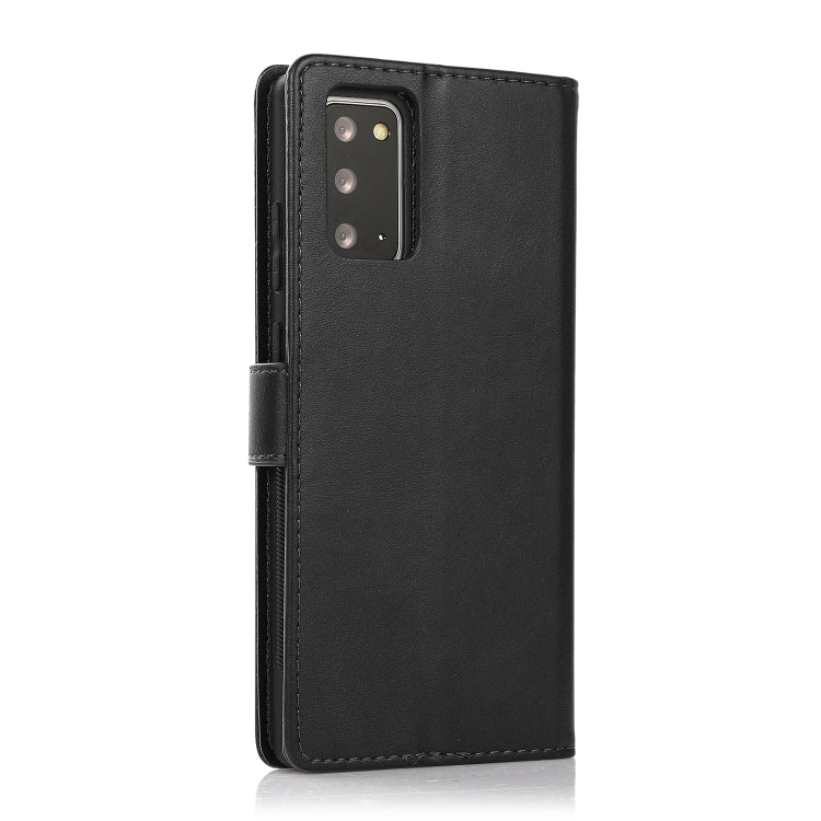 For Samsung Galaxy Note20 Calf Texture 2 in 1 Detachable Magnetic Back Cover Horizontal Flip Leather Case with Holder & Card Slots & Wallet & Photo Frame