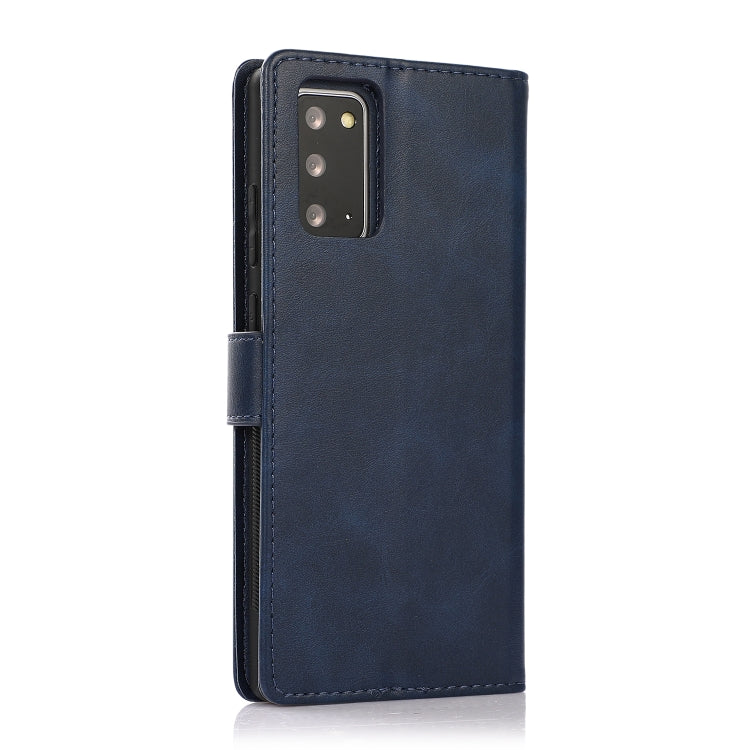 For Samsung Galaxy Note20 Calf Texture 2 in 1 Detachable Magnetic Back Cover Horizontal Flip Leather Case with Holder & Card Slots & Wallet & Photo Frame