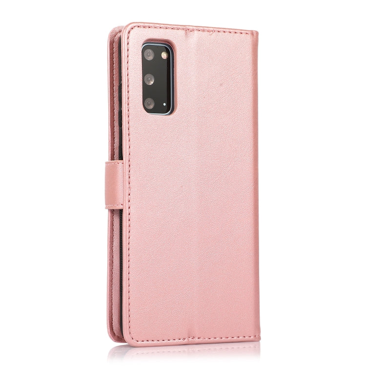 For Samsung Galaxy S20+ Calf Texture 2 in 1 Detachable Magnetic Back Cover Horizontal Flip Leather Case with Holder & Card Slots & Wallet & Photo Frame