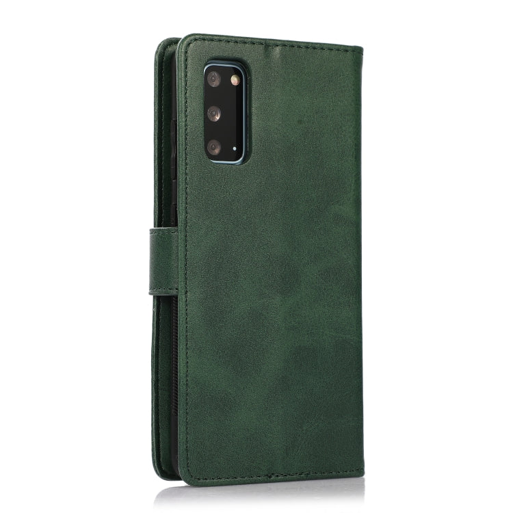 For Samsung Galaxy S20+ Calf Texture 2 in 1 Detachable Magnetic Back Cover Horizontal Flip Leather Case with Holder & Card Slots & Wallet & Photo Frame