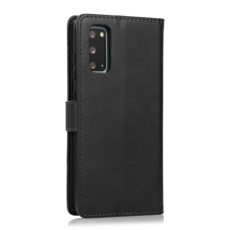 For Samsung Galaxy S20+ Calf Texture 2 in 1 Detachable Magnetic Back Cover Horizontal Flip Leather Case with Holder & Card Slots & Wallet & Photo Frame
