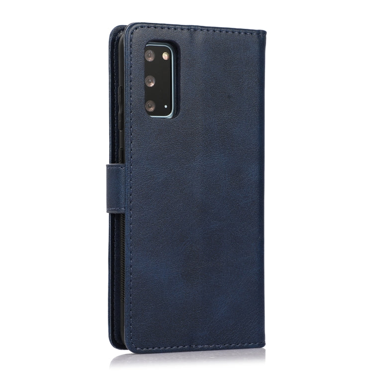 For Samsung Galaxy S20+ Calf Texture 2 in 1 Detachable Magnetic Back Cover Horizontal Flip Leather Case with Holder & Card Slots & Wallet & Photo Frame