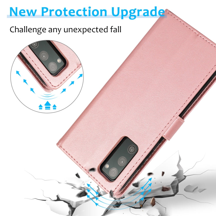 For Samsung Galaxy S20 FE Calf Texture 2 in 1 Detachable Magnetic Back Cover Horizontal Flip Leather Case with Holder & Card Slots & Wallet & Photo Frame
