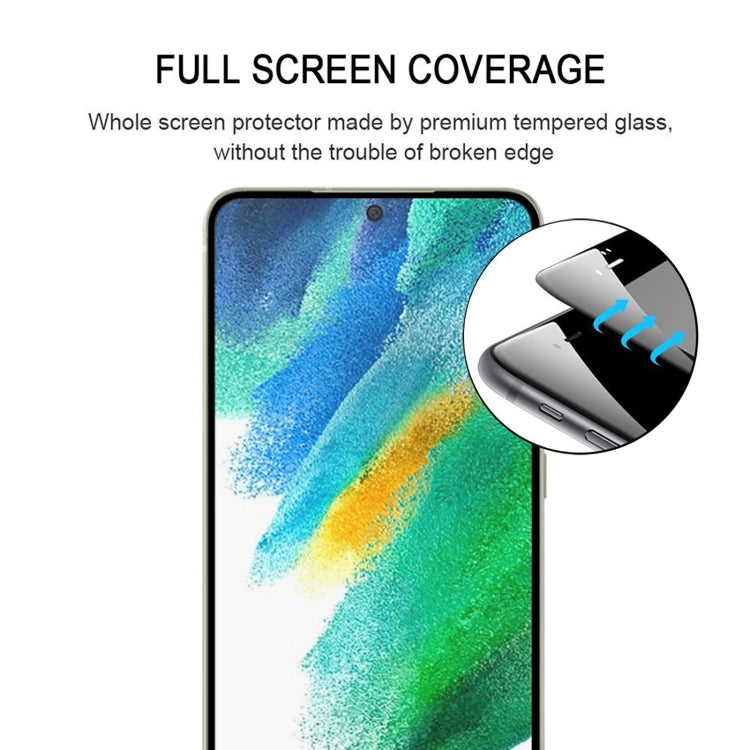 For Samsung Galaxy S21 FE 5G 25 PCS Full Glue Full Screen Tempered Glass Film